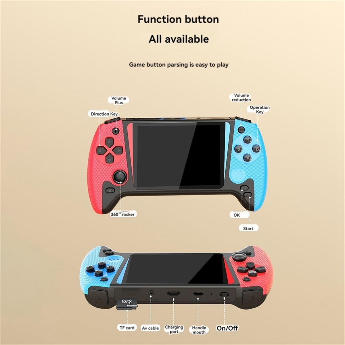 Gaming Console 4 Year Old - Practical Handheld Video Game Console 500