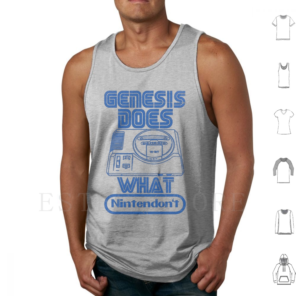 Gaming Console Genesis - The Console Wars Tank Tops Vest