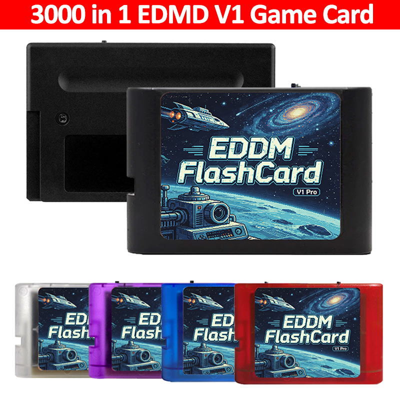 Gaming Console Genesis - 3000 In 1 EDMD Game Cartridge