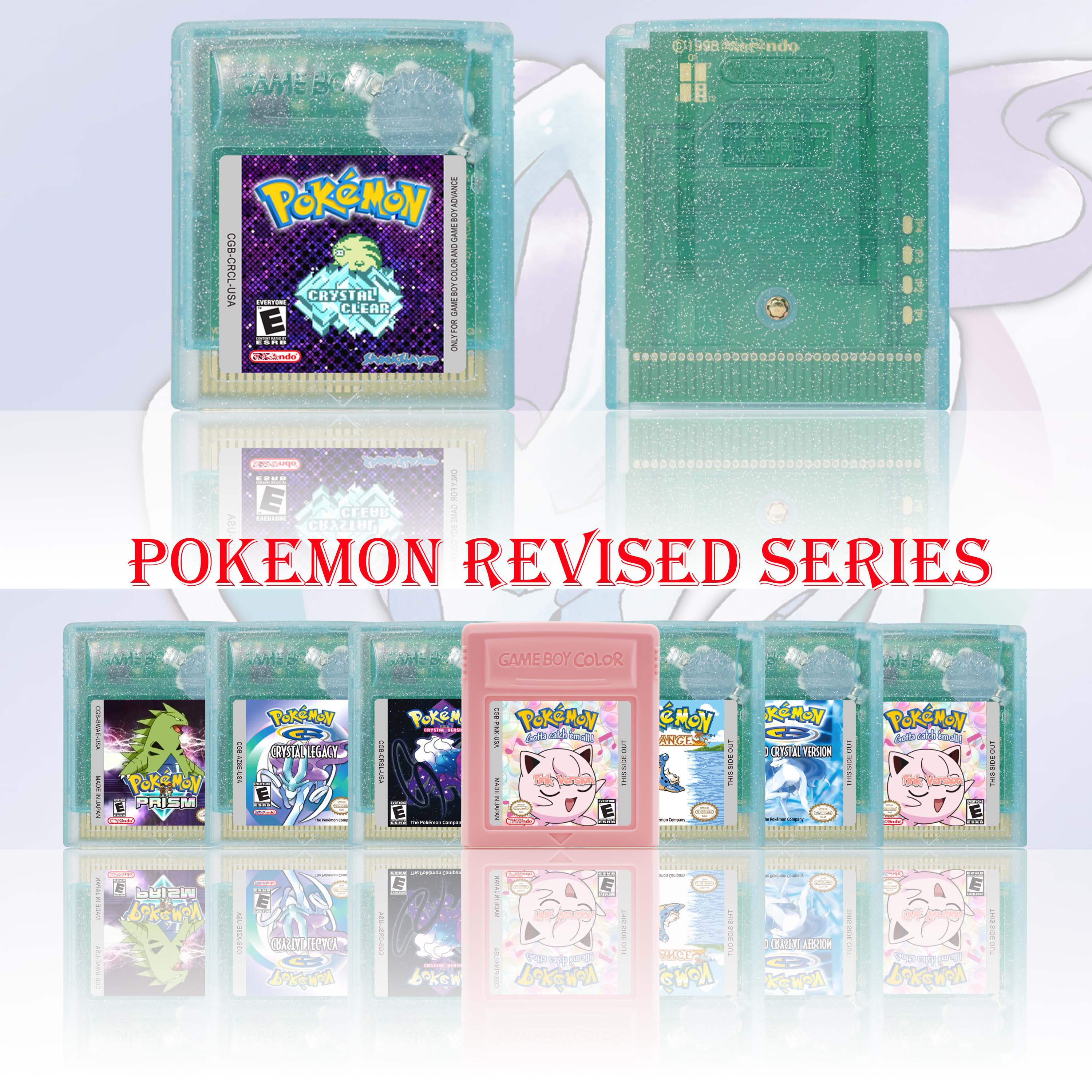 Pokemon Crystal Clear/Orange/P - Gaming Console High Quality recension och pris