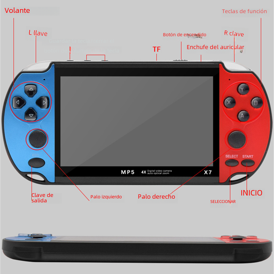10000 Games X7 Retro Handheld  - Gaming Console X7 recension och pris