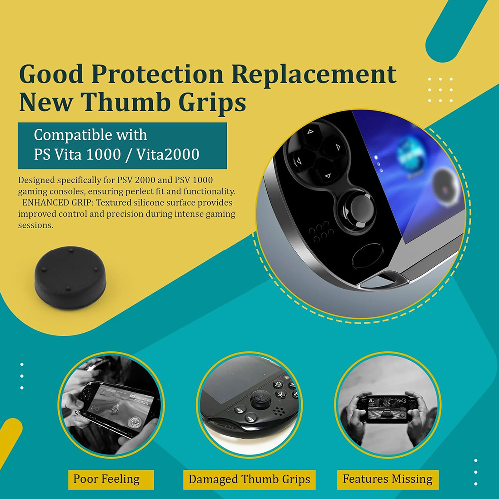7 In 1 Silicone Anti-slip Thum - Gaming Console Sony recension och pris