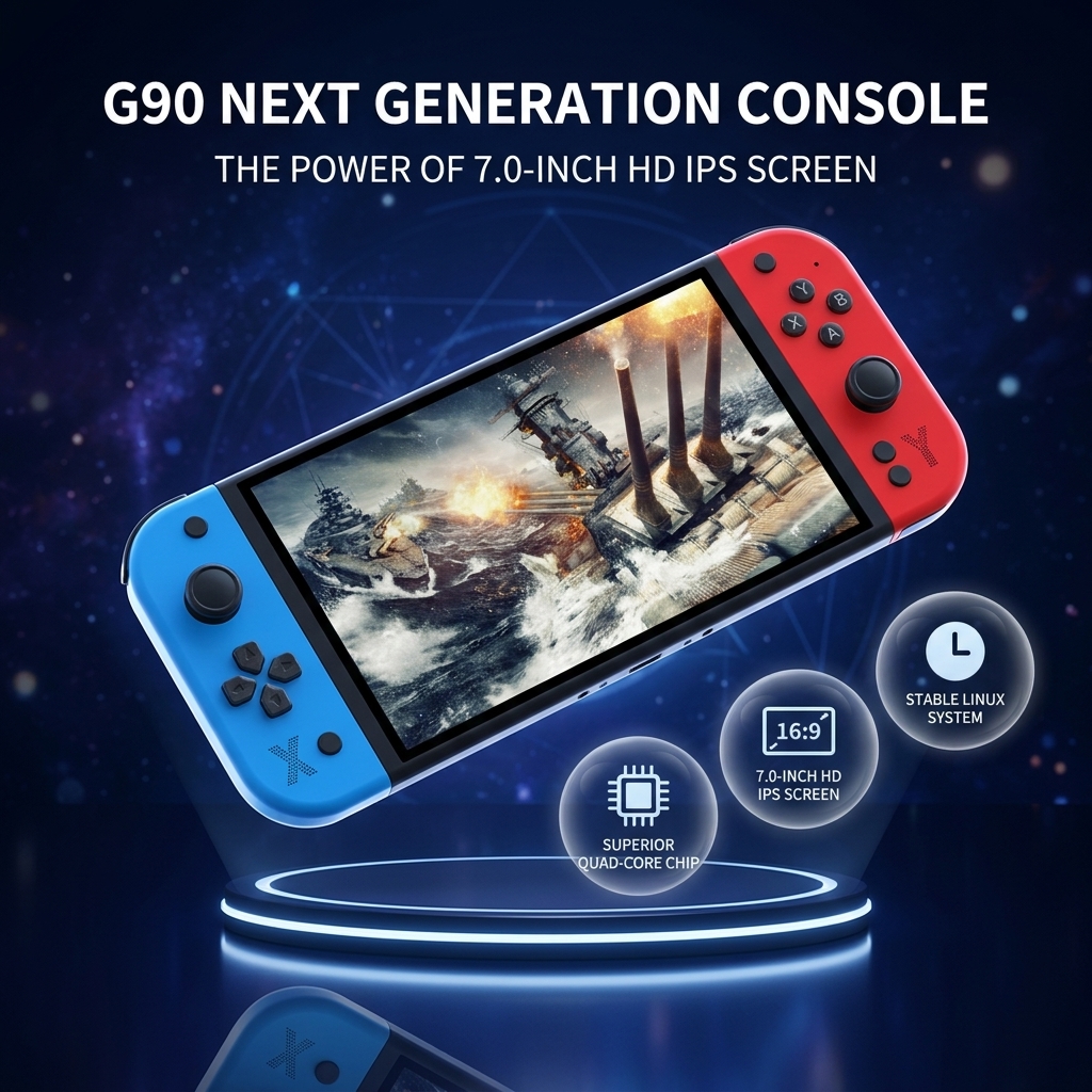 New G90 Retro Gaming Handheld  - Gaming Console 4 Year Old recension och pris