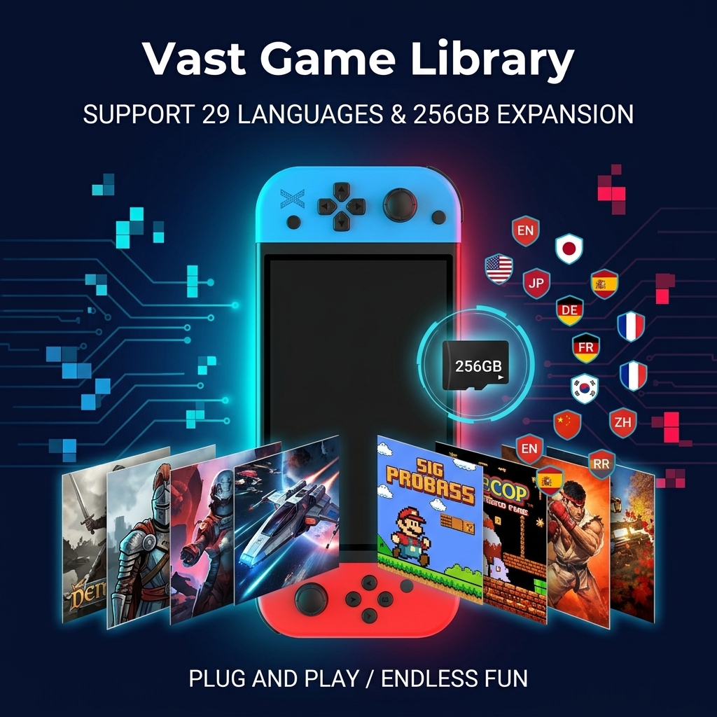 New G90 Retro Gaming Handheld  - Gaming Console 4 Year Old recension och pris