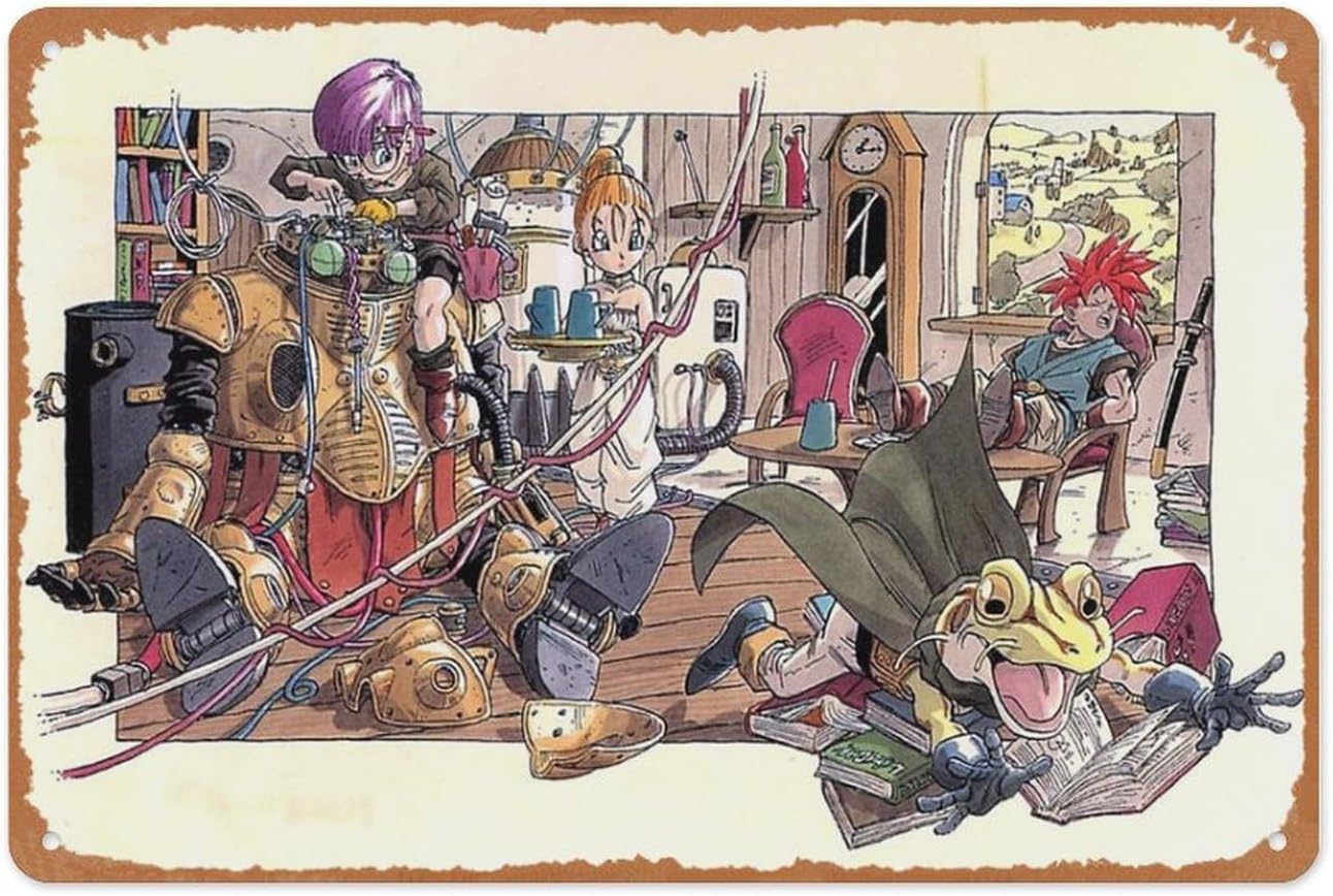 Retro Game Metal Sign - Chrono - Gaming Console Games recension och pris