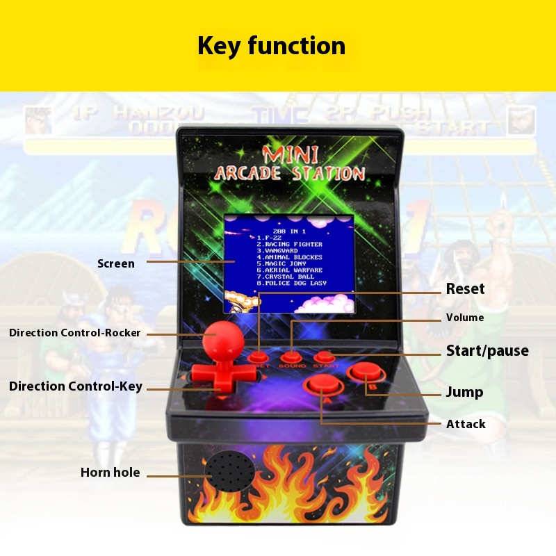 Mini Handheld Game Console Chi - Gaming Console Games recension och pris